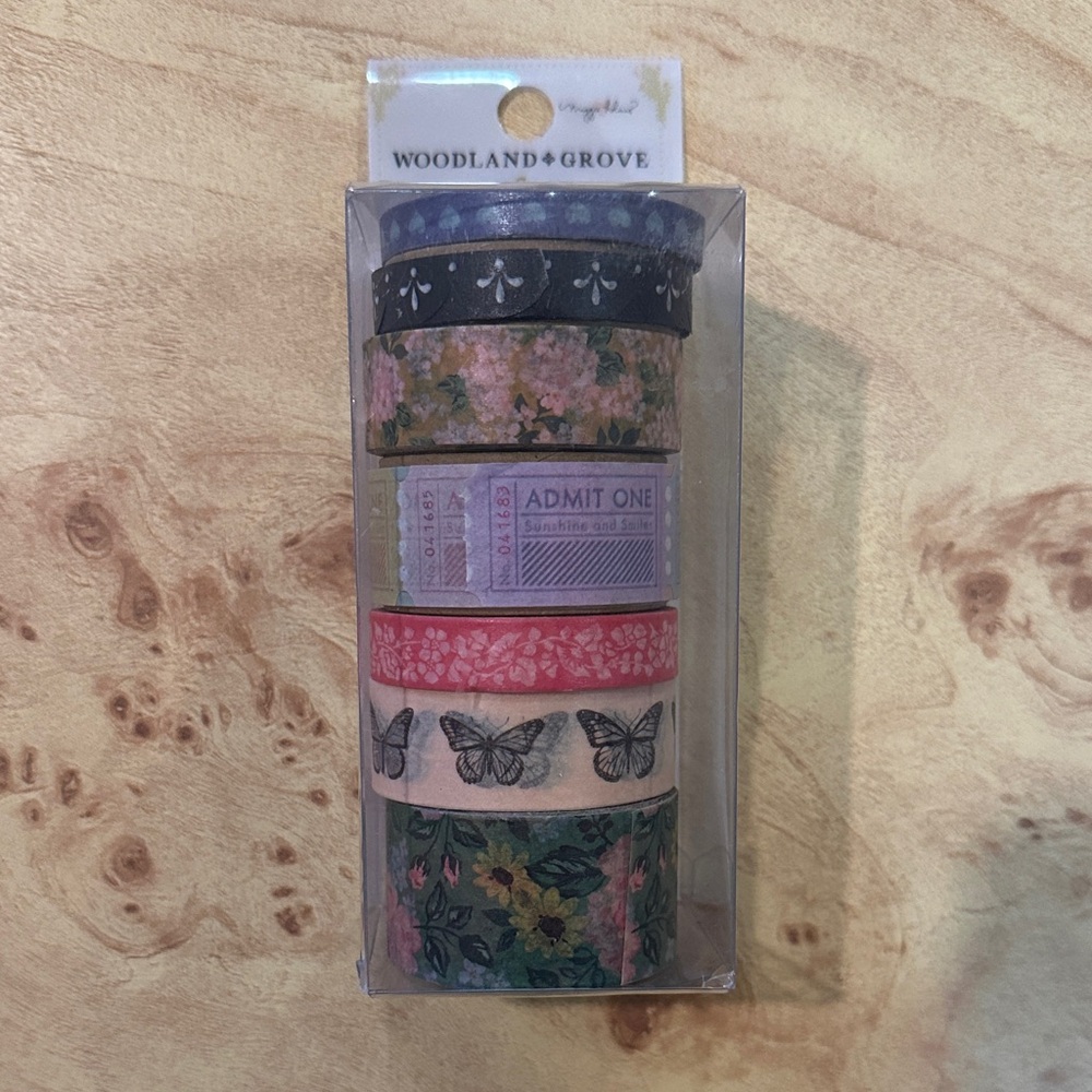 Woodland & Grove Floral Washi Tape Set - Multicolor